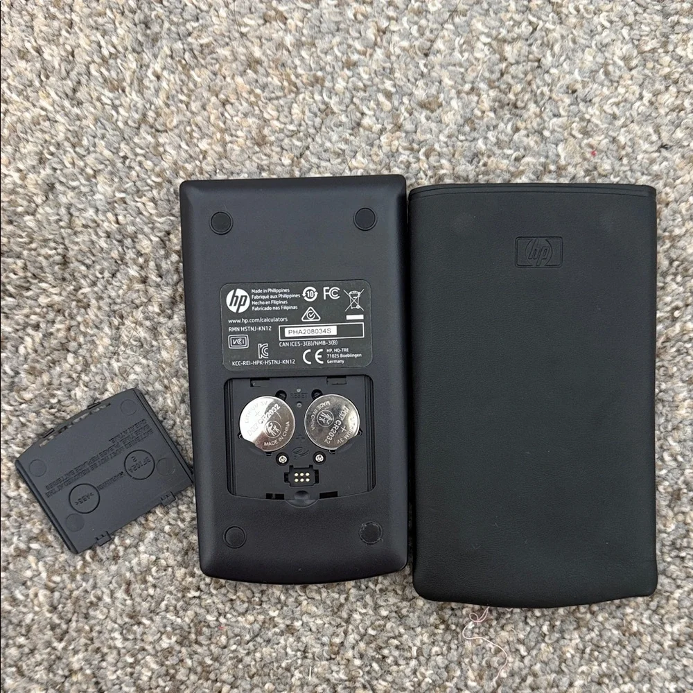 HP 10bII+ Financial Calculator - Black and Silver